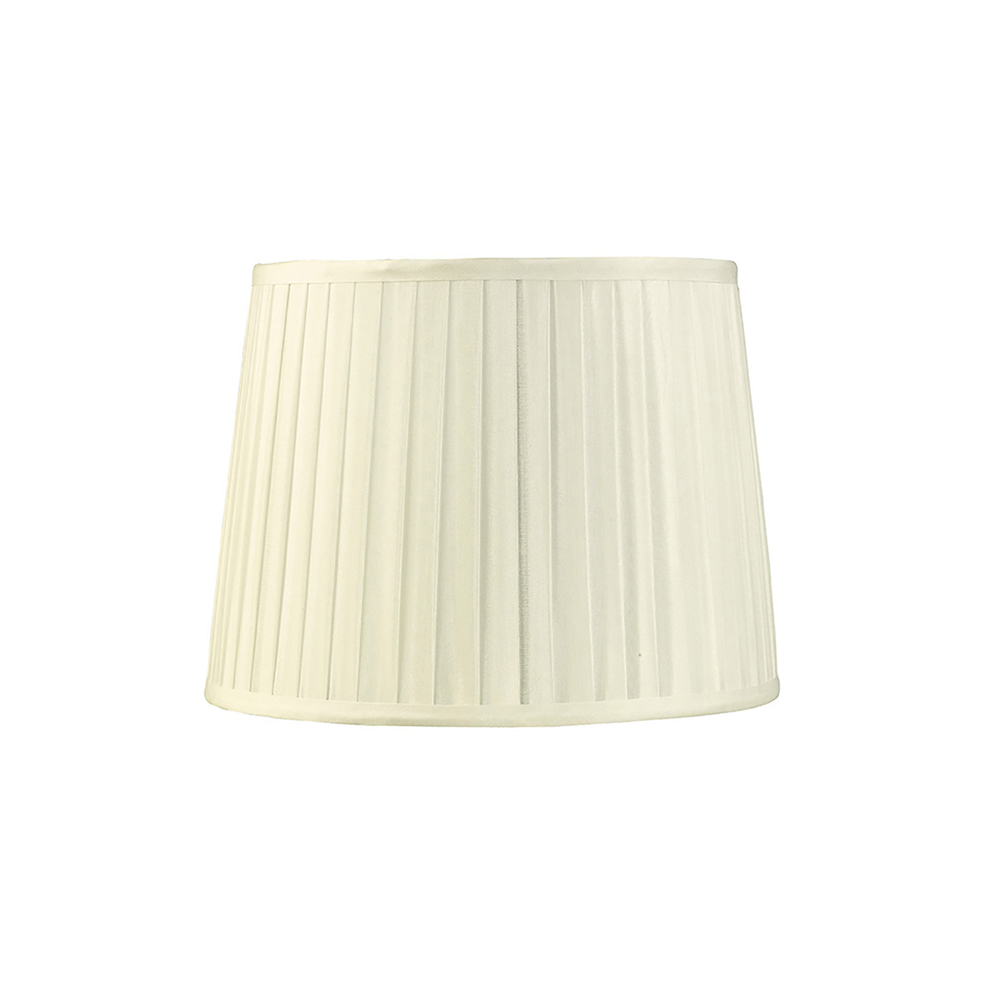 ILS20208  Stella 30cm Round Fabric Shade Ivory